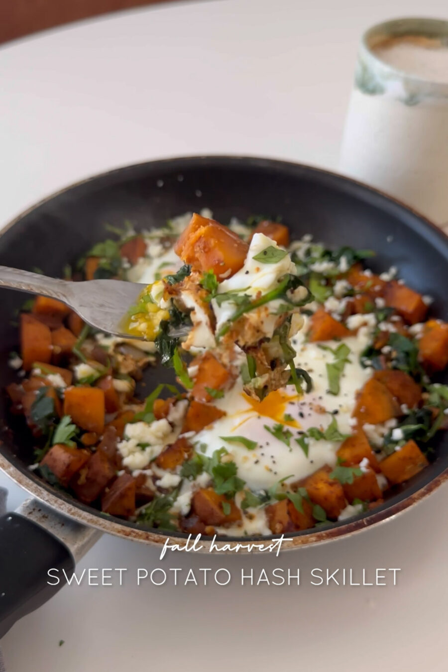 Fall Harvest Sweet Potato Hash Skillet | Tisha's Veggie Eats