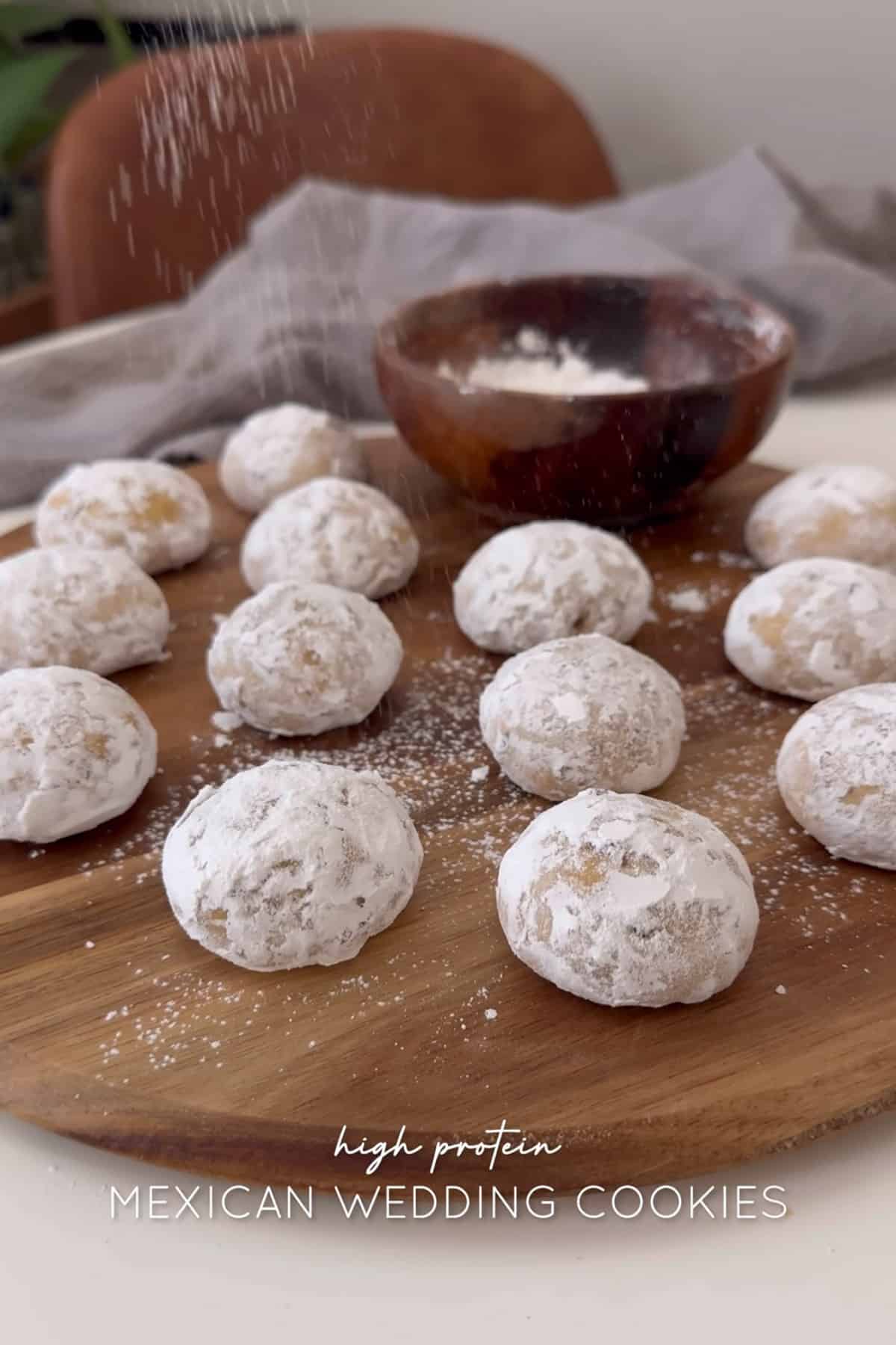 High Protein Mexican Wedding Cookies Final Shot