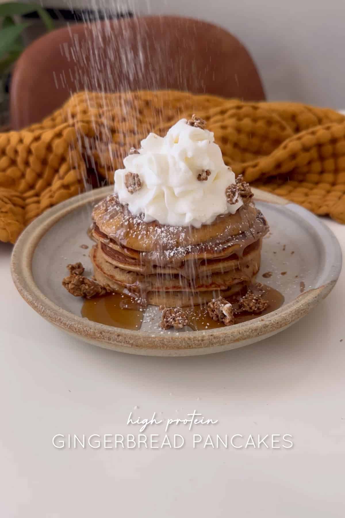 Protein Packed Gingerbread Pancakes Final Shot