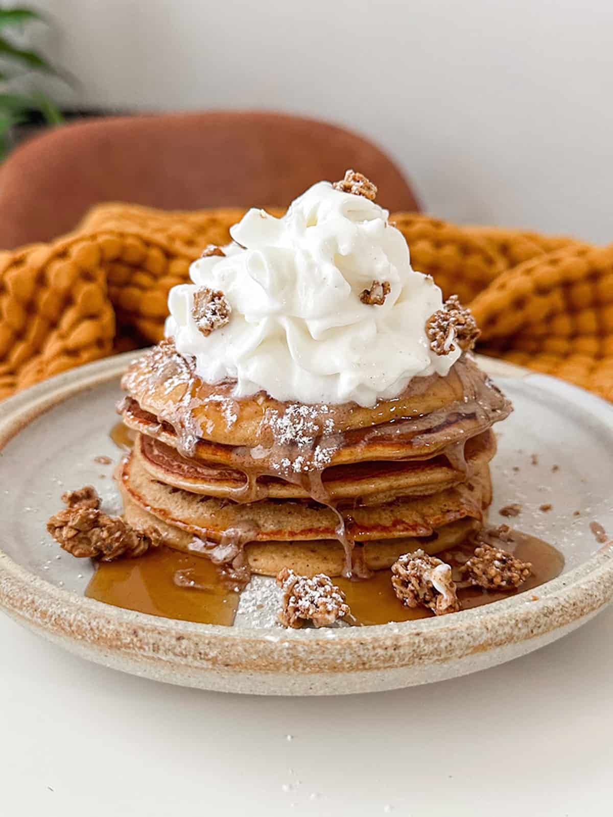 Protein Packed Gingerbread Pancakes Final