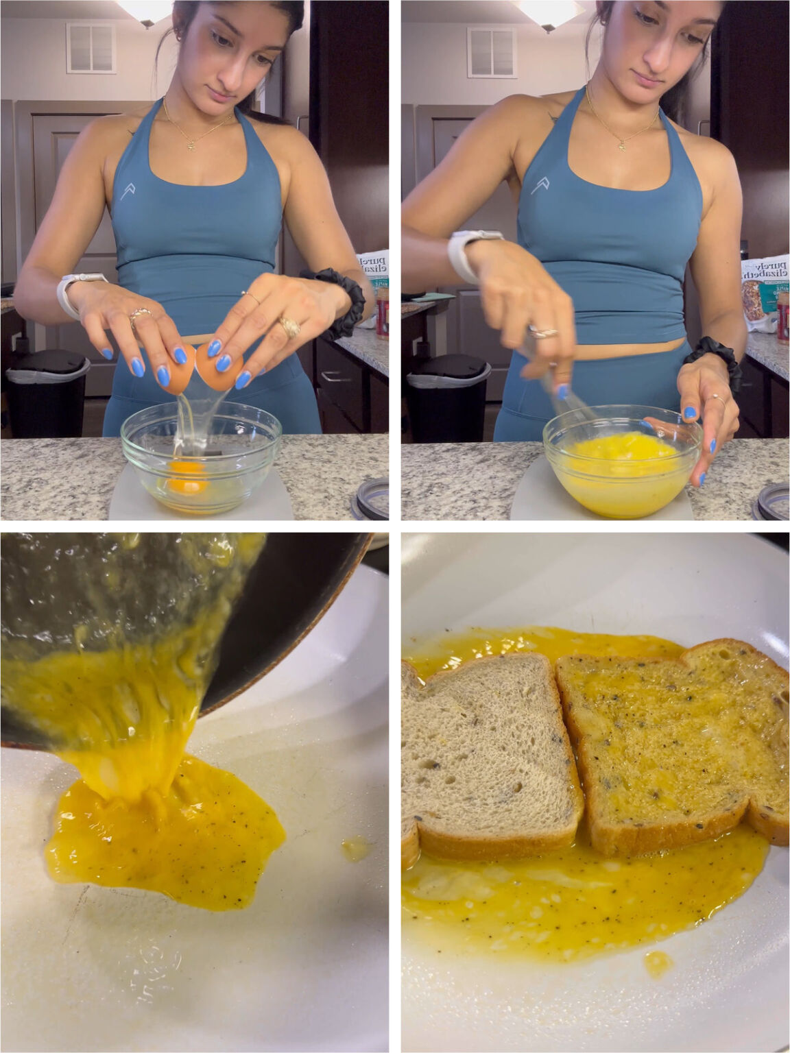 Ultimate High-Protein Breakfast Sandwich | Tisha's Veggie Eats