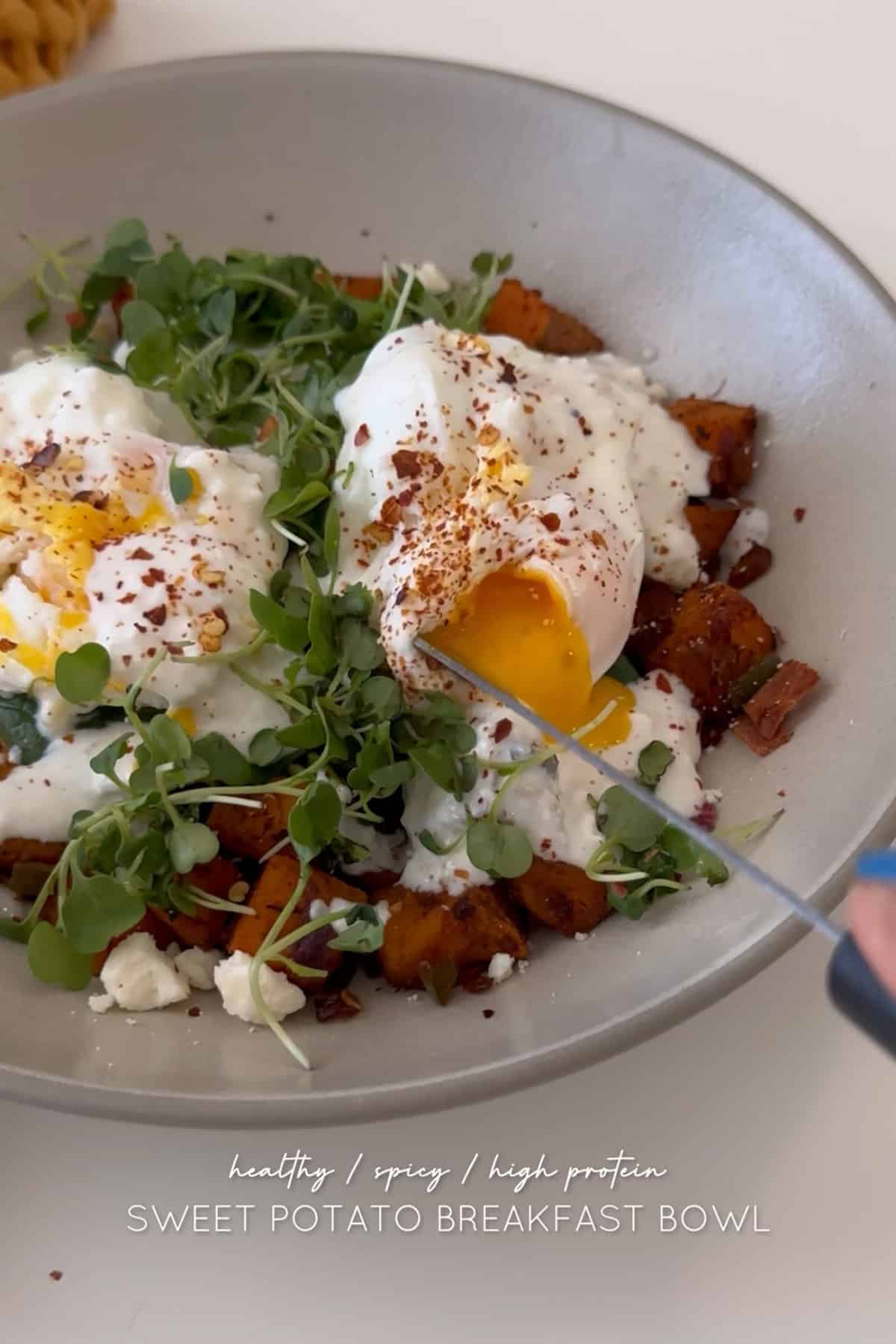 Sweet Potato Breakfast Bowl Final Shot