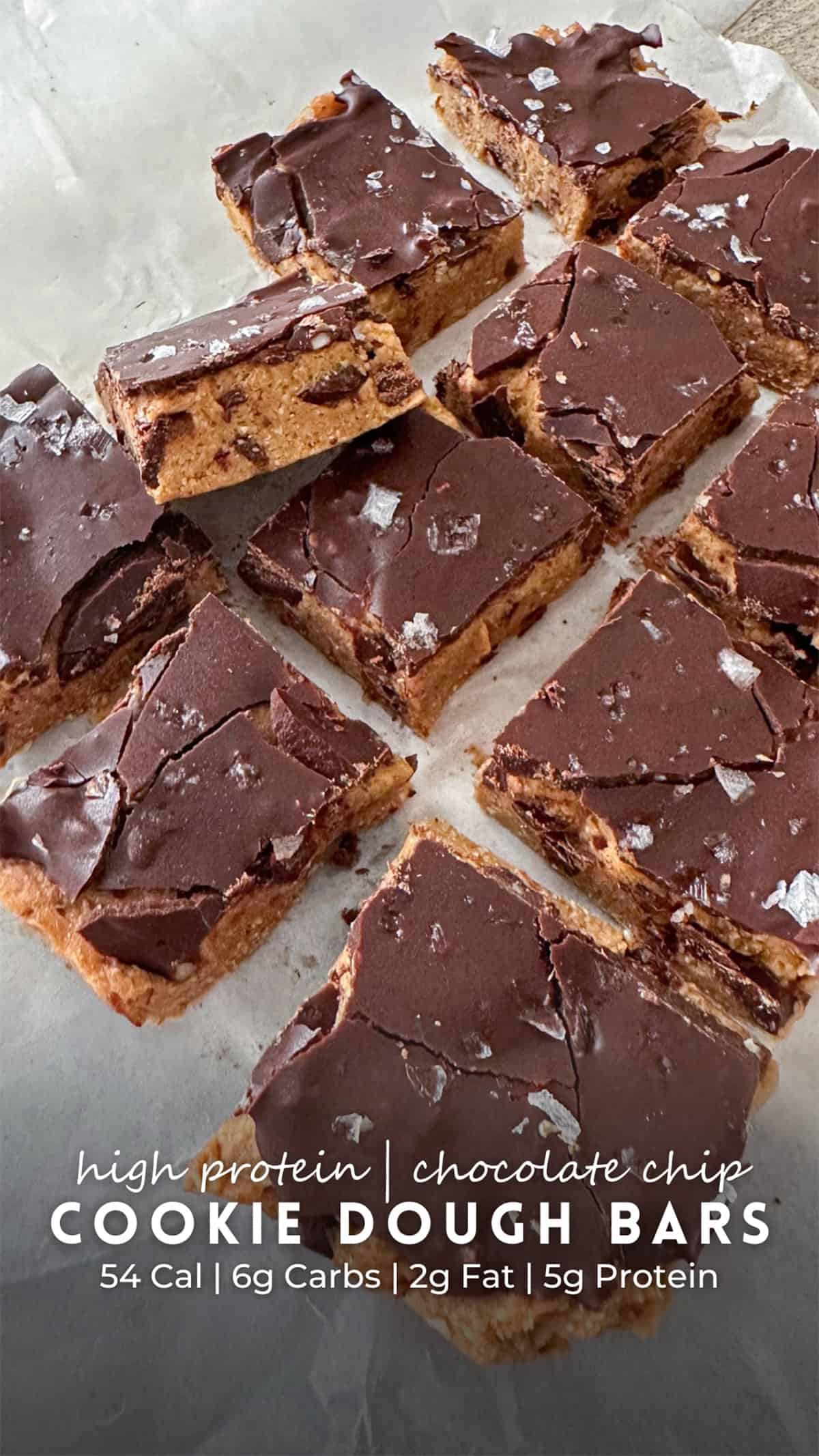 Chocolate Chip Cookie Dough Bars Pinterest