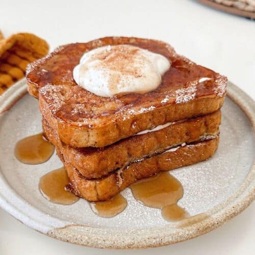 Snickerdoodle French Toast | Tisha's Veggie Eats