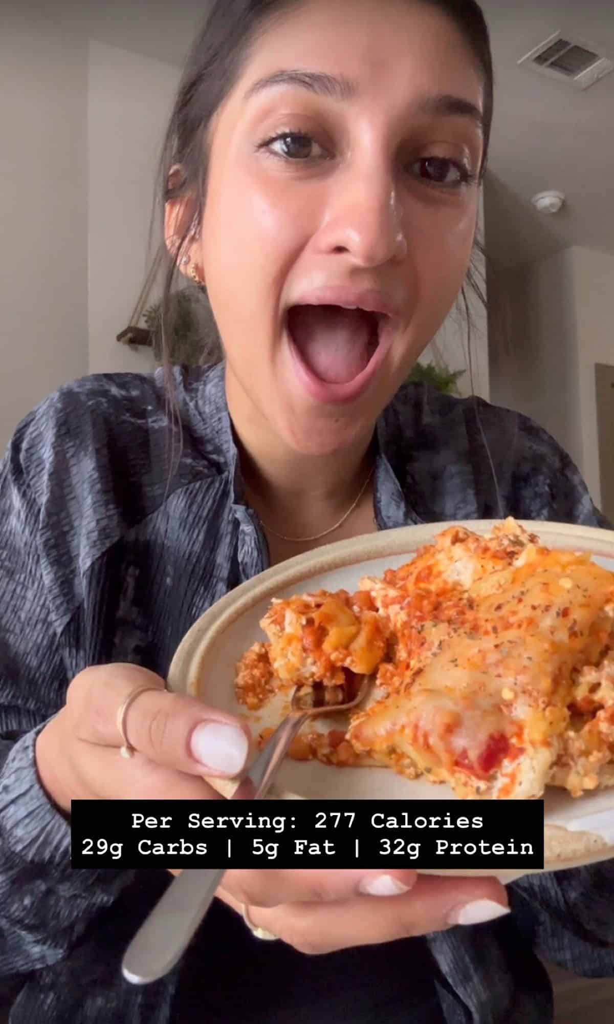 cottage cheese lasagna bite
