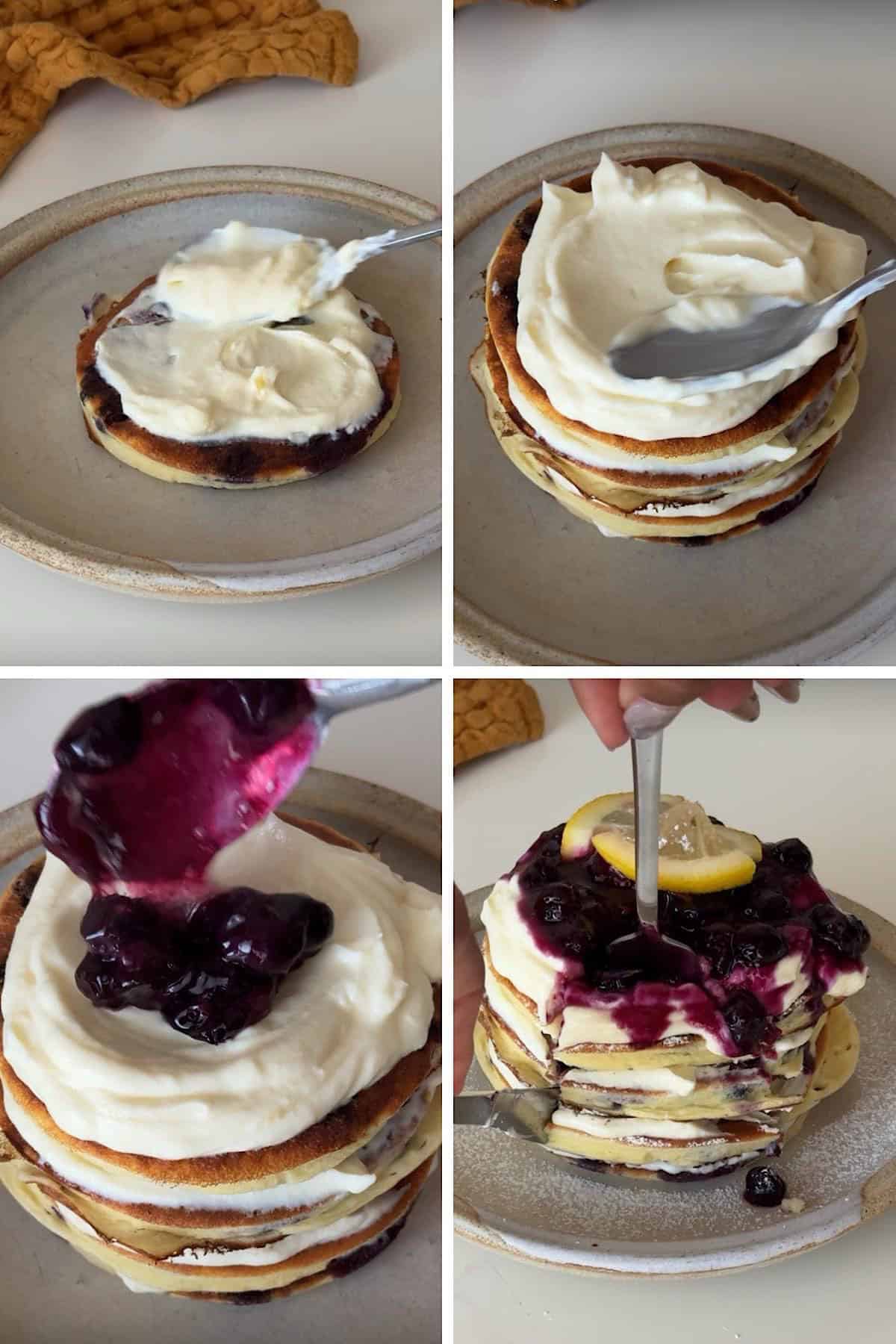 Lemon Blueberry Protein Pancakes 6 lemon blueberry protein pancakes 04