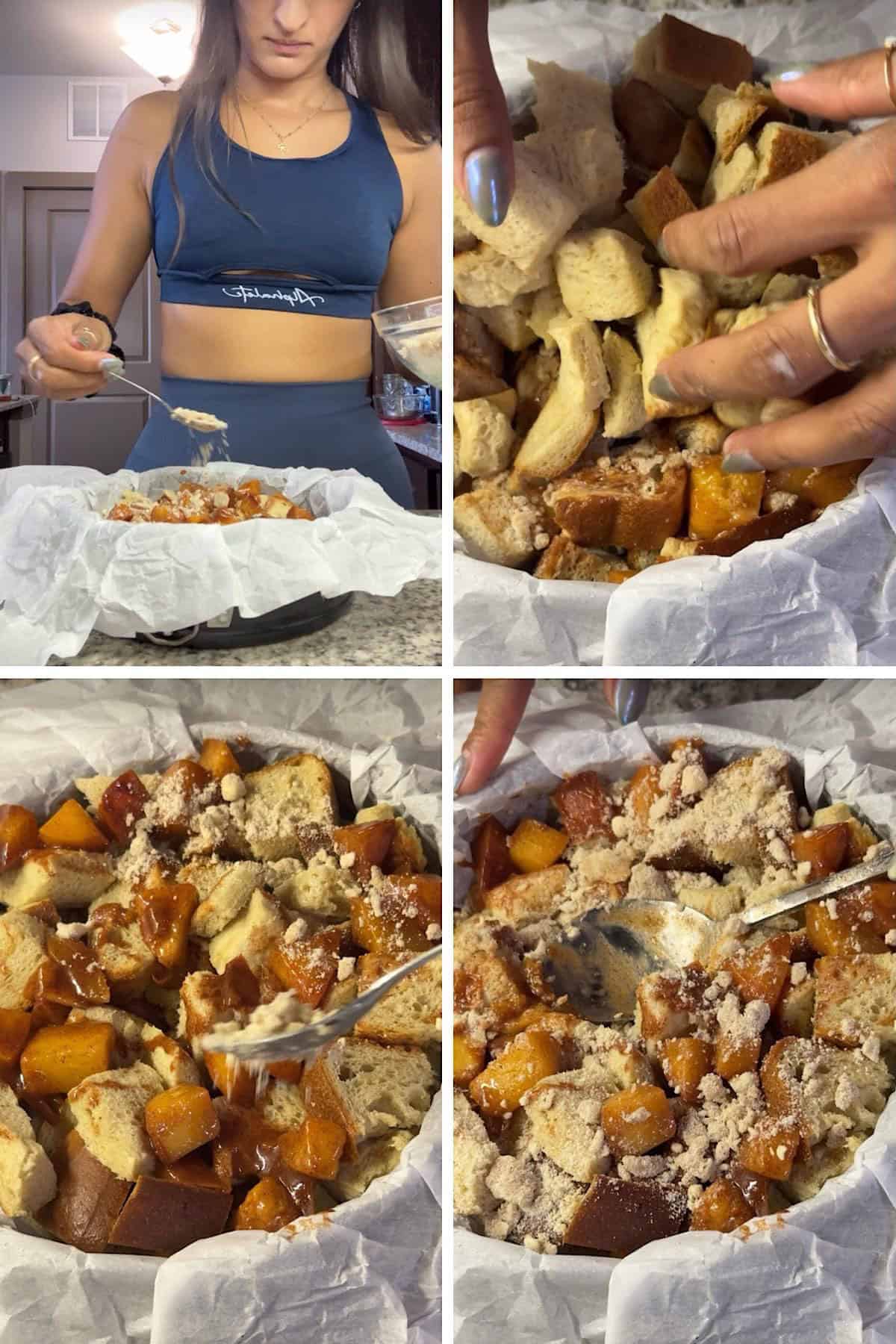 Peach Crumble French Toast Casserole 5 peach crumble french toast casserole 03