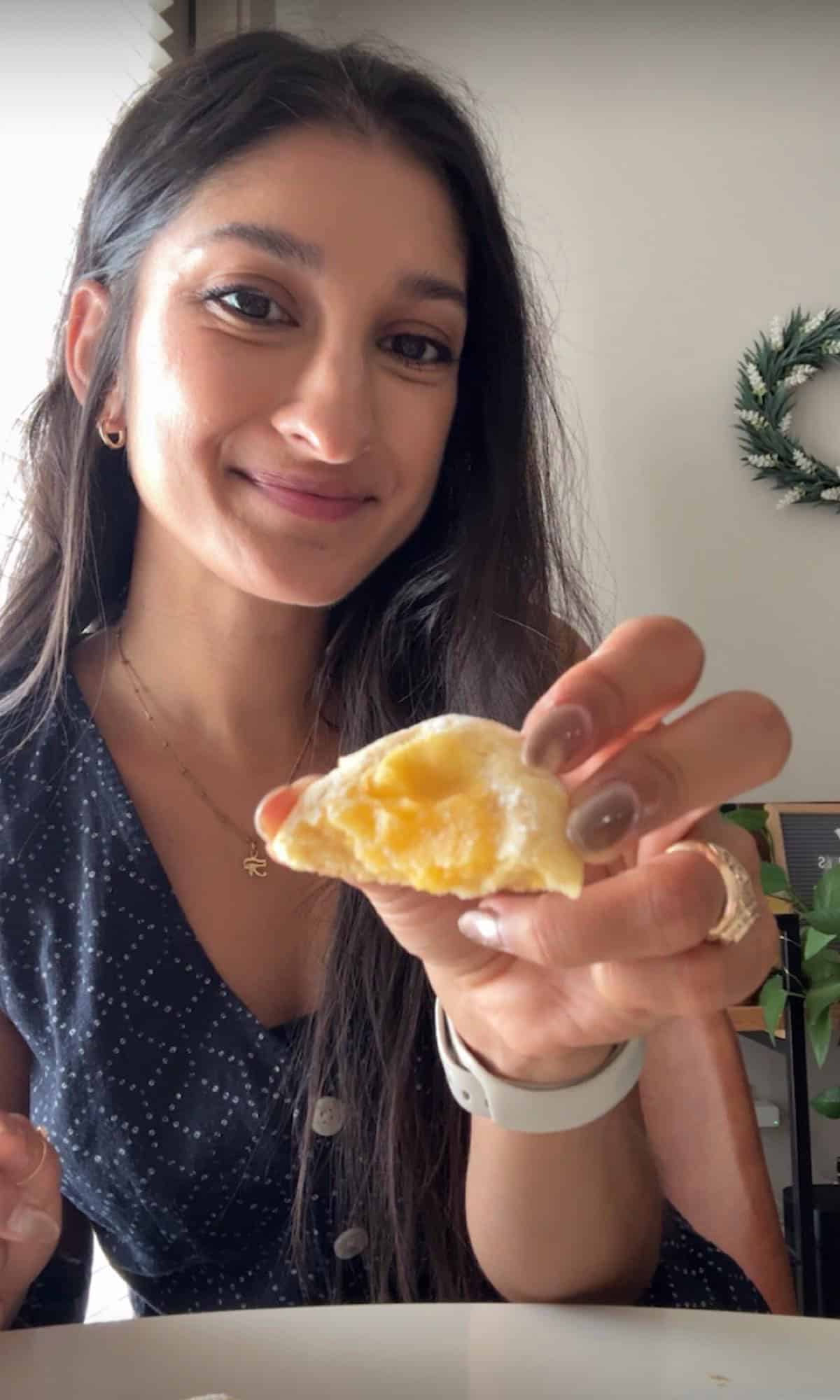 protein packed lemon curd cookies bite