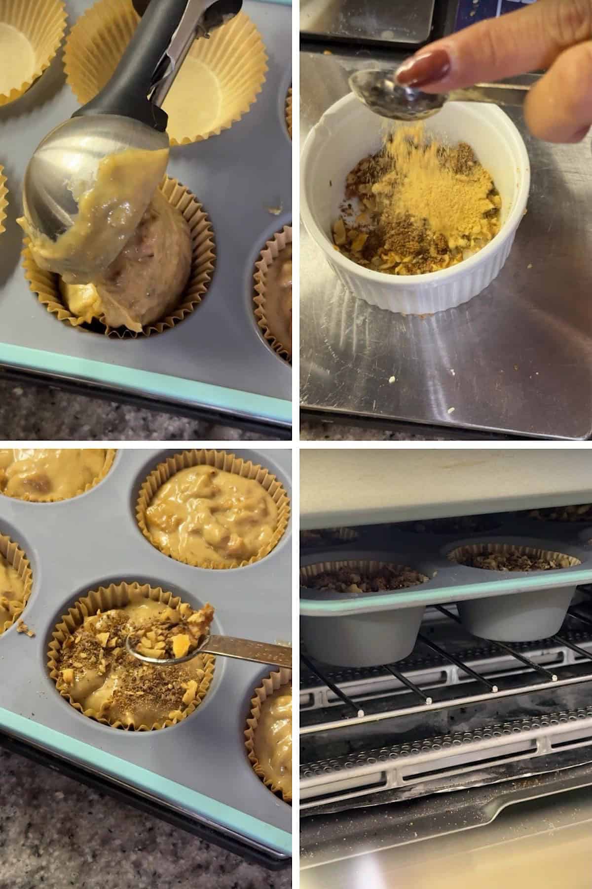 walnut ginger spiced pear muffin 04