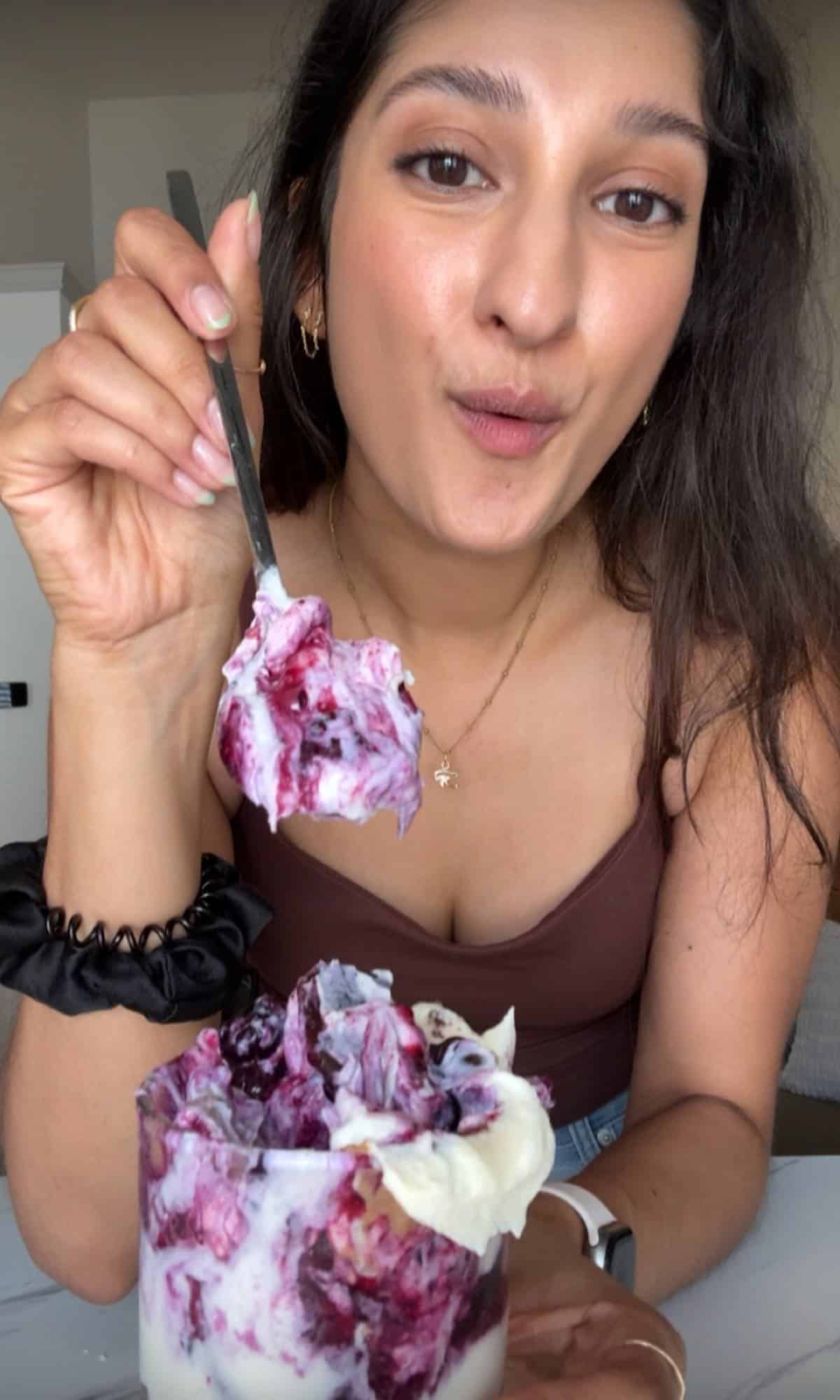 Chocolate Magic Shell Yogurt Bowl Bite