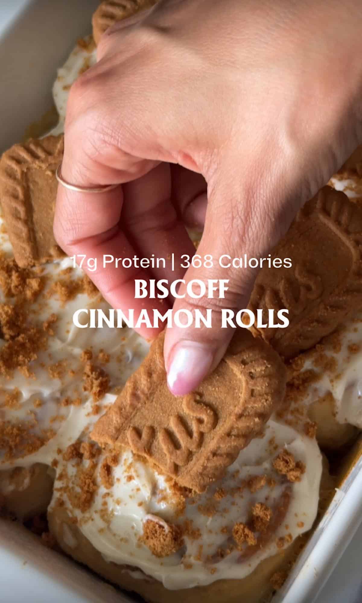 Biscoff Cinnamon Rolls Hero