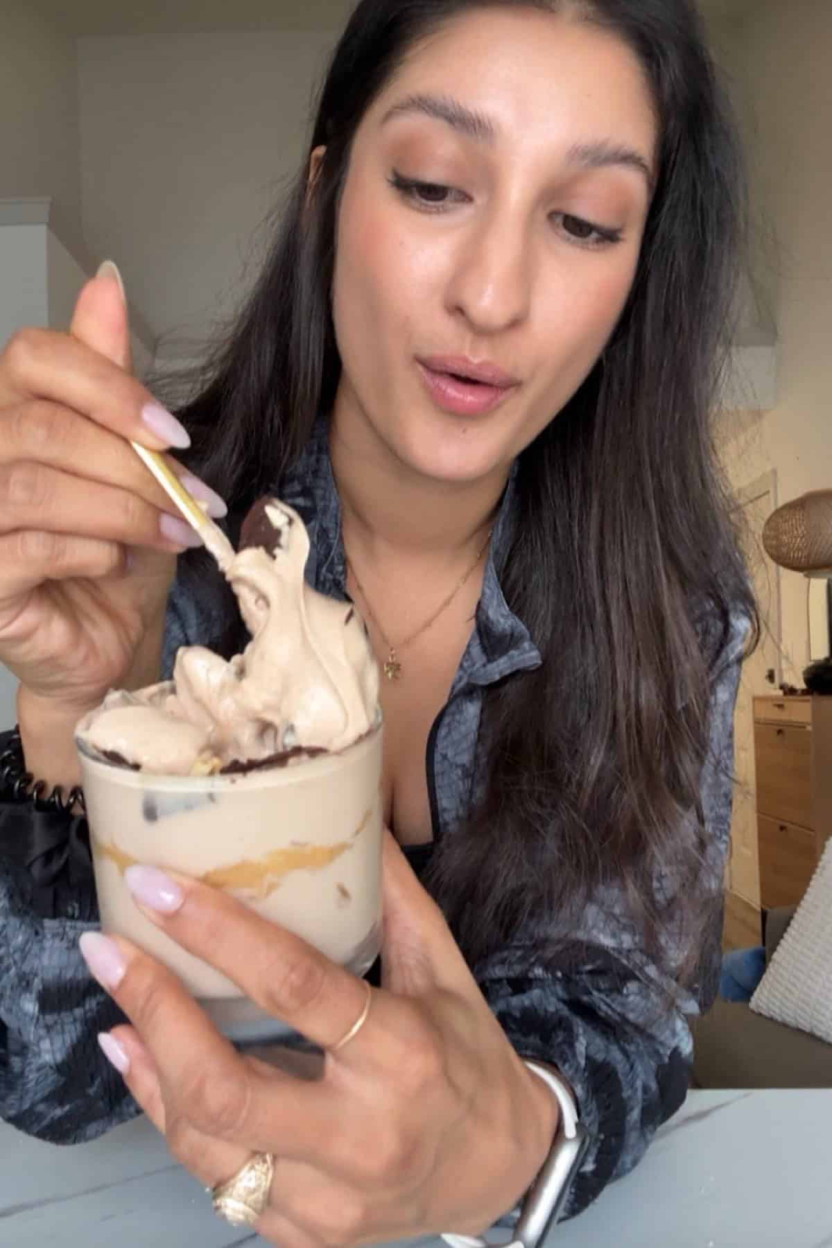 snickers yogurt cup bite