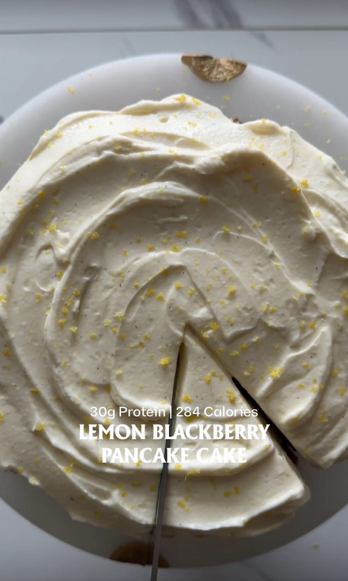Lemon Blackberry Pancake Cake 6 lemon blackberry pancake cake hero