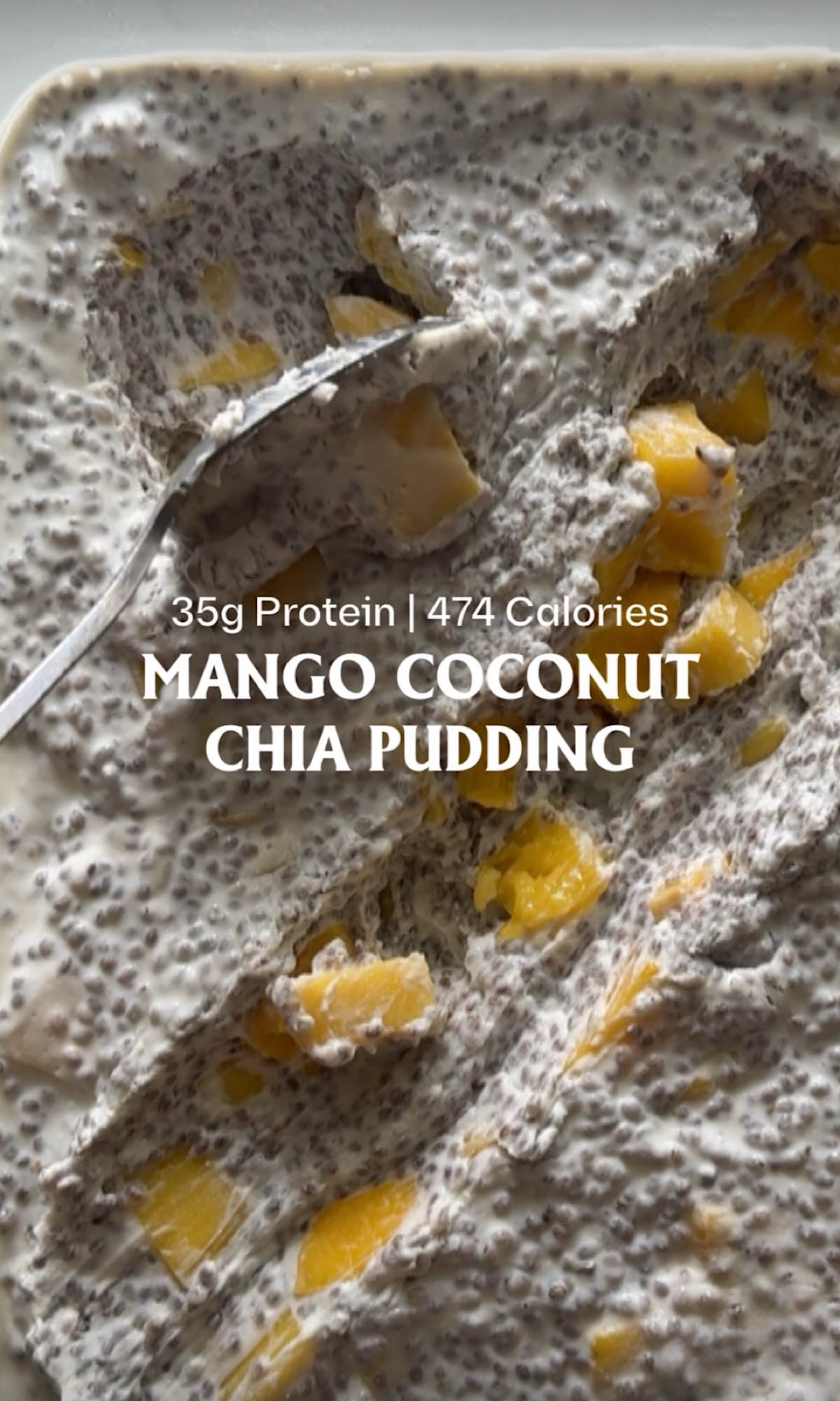 mango coconut chia pudding hero