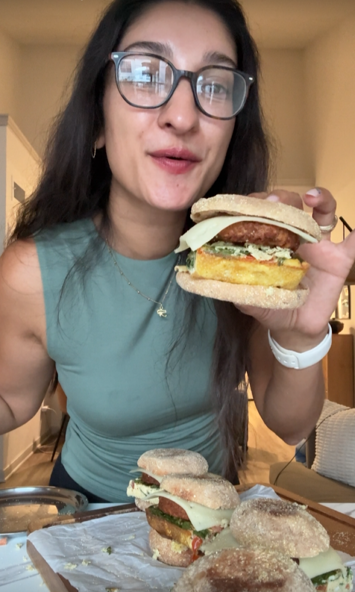 Meal Prep Breakfast Sandwiches 2 meal prep breakfast sandwiches bite 1
