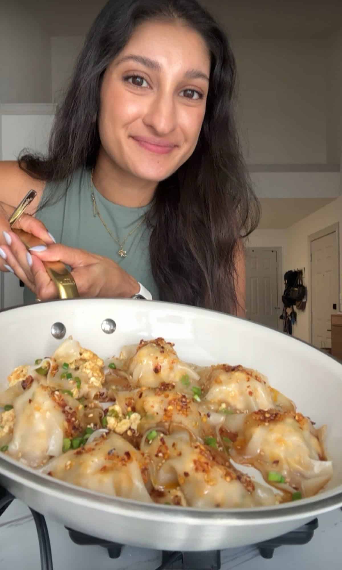 tofu no fold dumplings bite 1