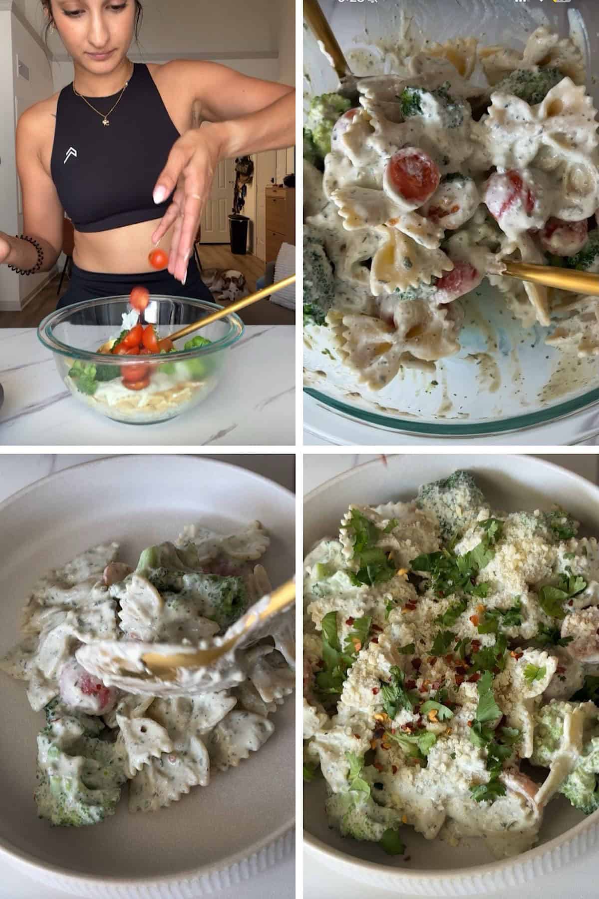 Creamy Green Chutney Protein Pasta 4 creamy green chutney protein pasta 02