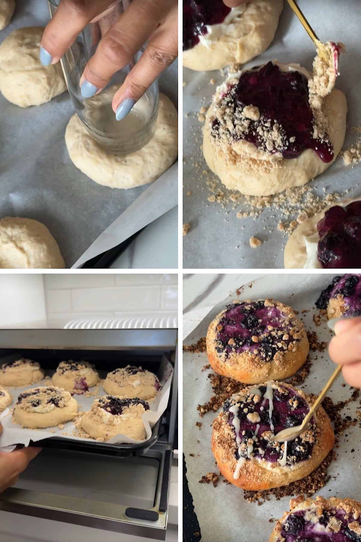 Protein Blueberry Cheesecake Buns 6 protein blueberry cheesecake buns 04