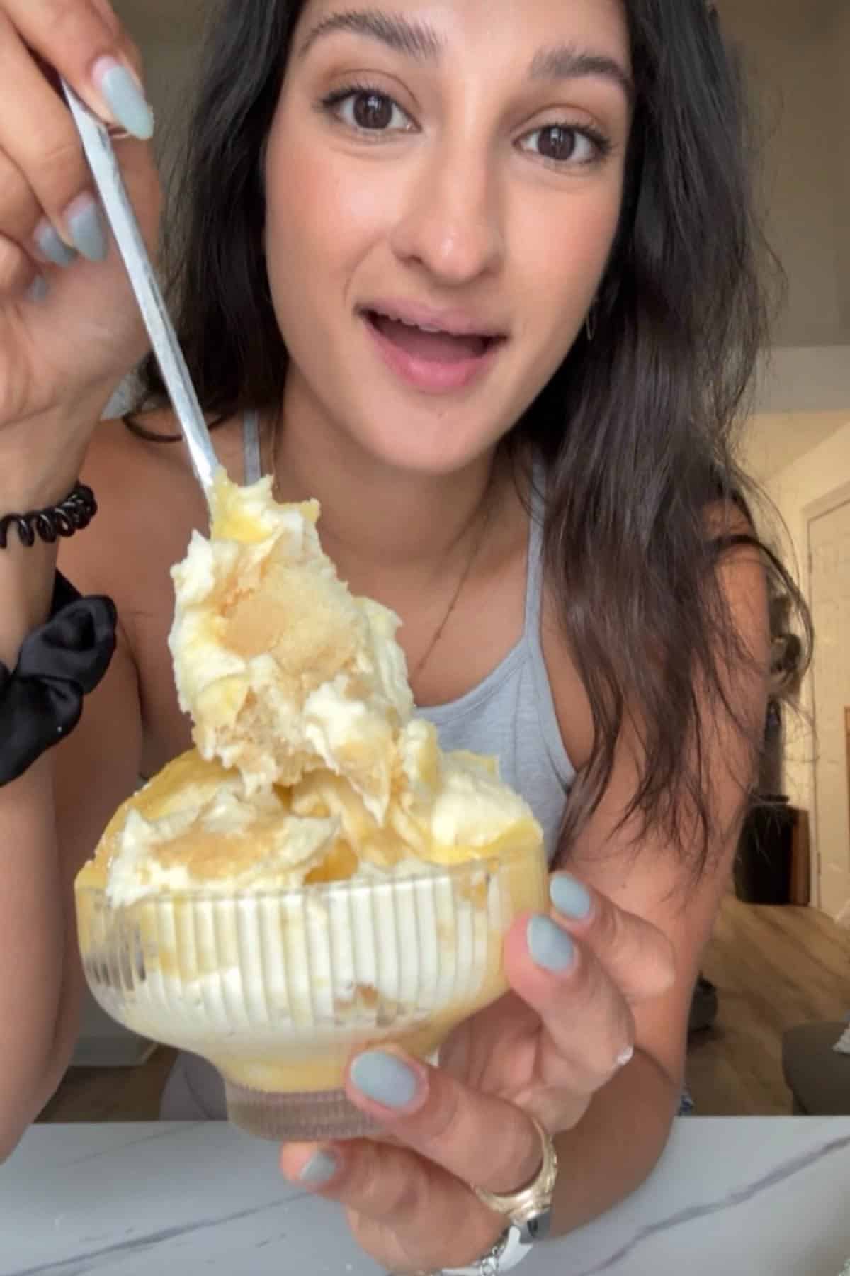 High Protein Lemon Tiramisu with Greek Yogurt 2 high protein greek yogurt lemon tiramisu bite