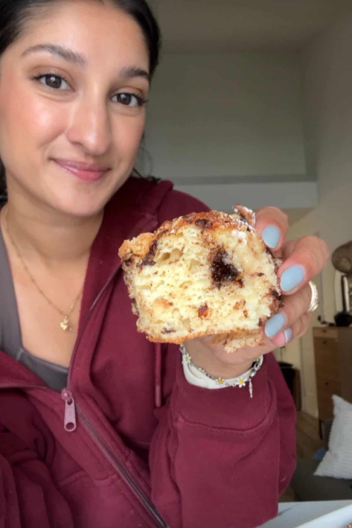 High Protein S’mores Bun Bake 2 high protein smores bun bake bite