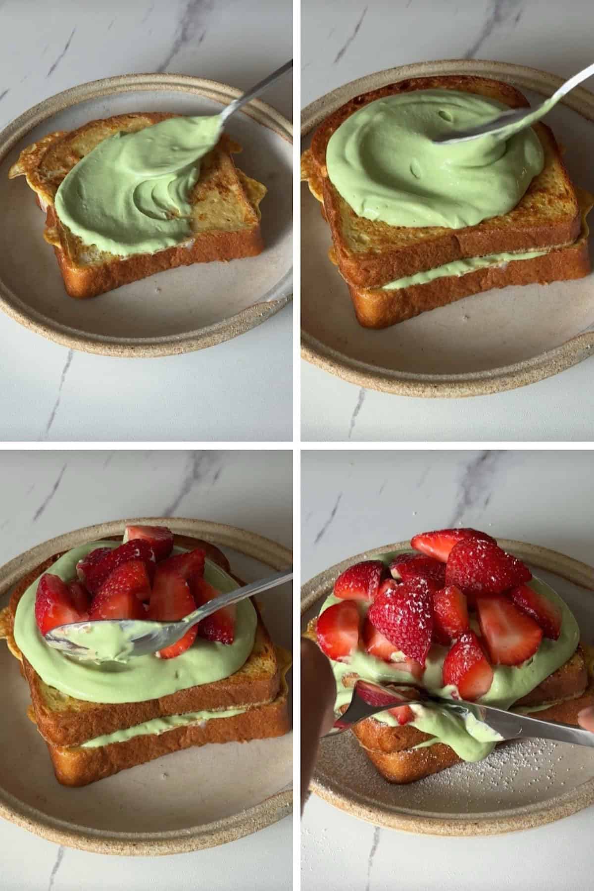 Strawberry Matcha French Toast 5 strawberry matcha french toast 03