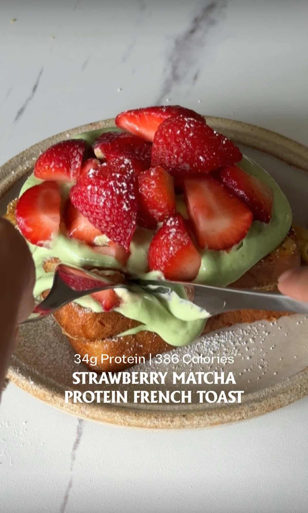 Strawberry Matcha French Toast 6 strawberry matcha french toast hero