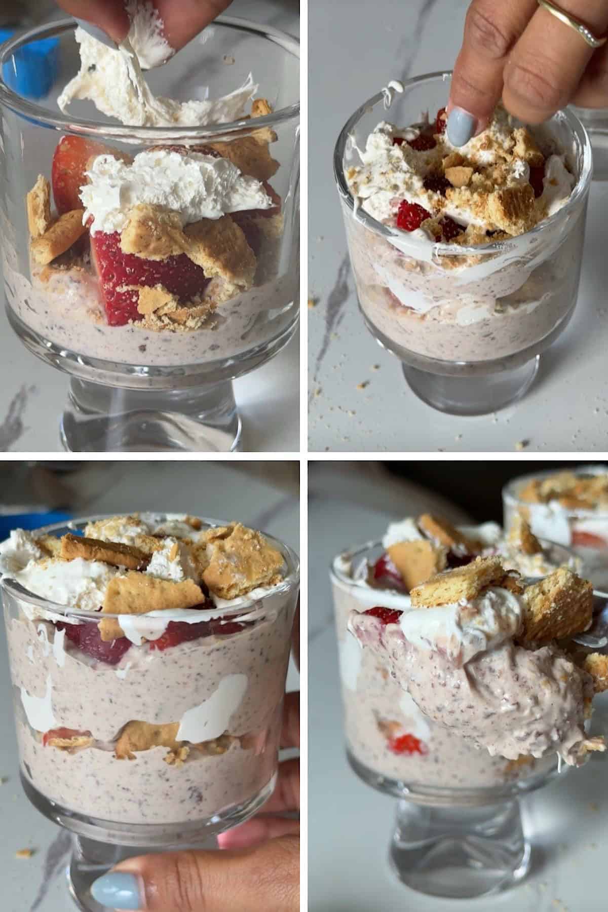 Strawberry S’mores Yogurt Parfait 4 strawberry smores yogurt parfait 02