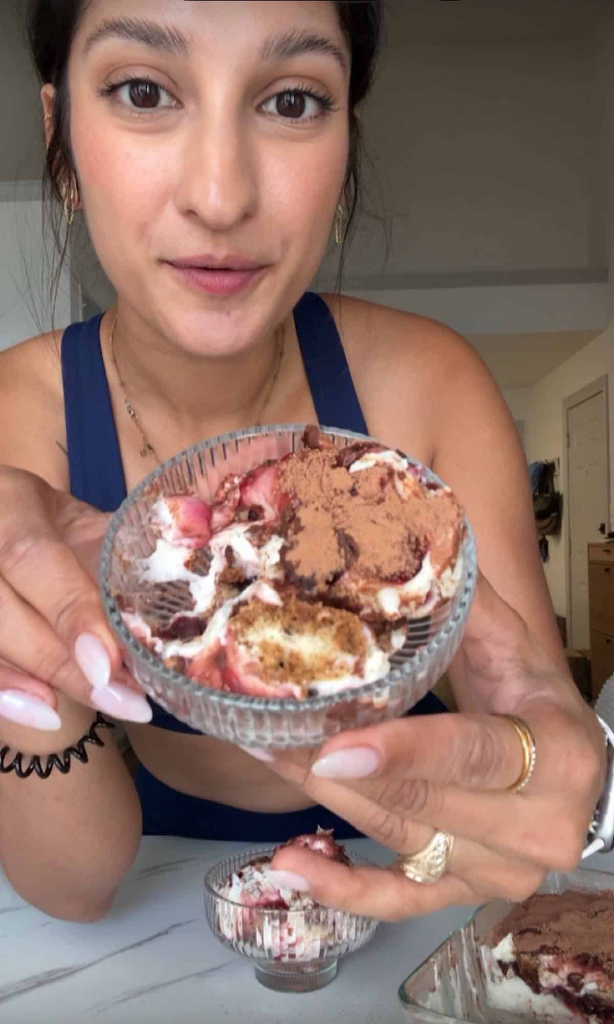 Black Forest Greek Yogurt Tiramisu 2 black forest greek yogurt tiramisu bite