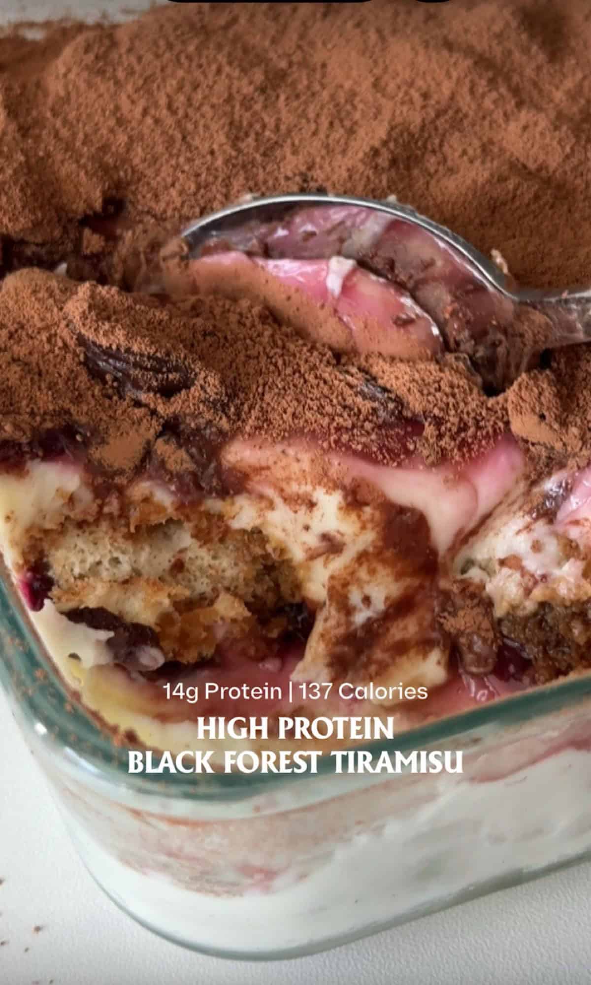 Black Forest Greek Yogurt Tiramisu 7 black forest greek yogurt tiramisu hero
