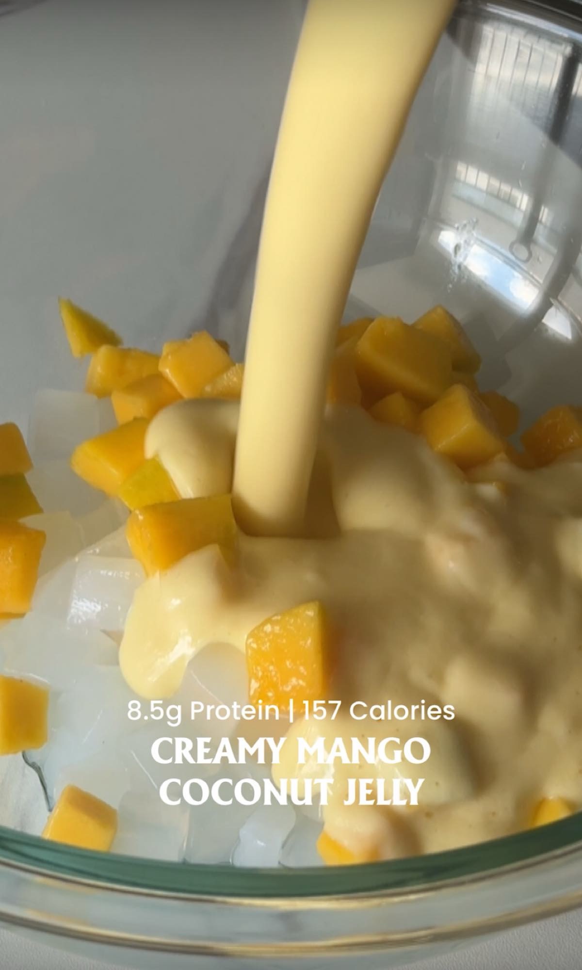 creamy mango coconut jelly hero