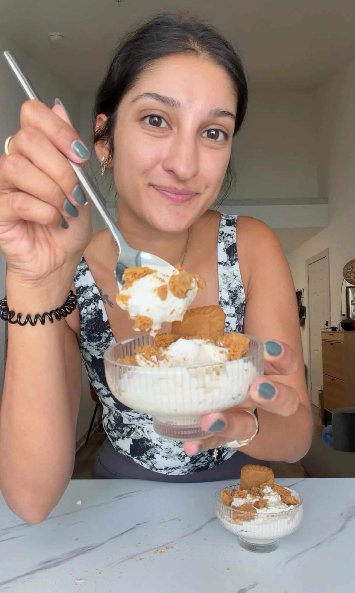 Chai Latte Cheesecake Yogurt 2 chai latte cheesecake yogurt bite