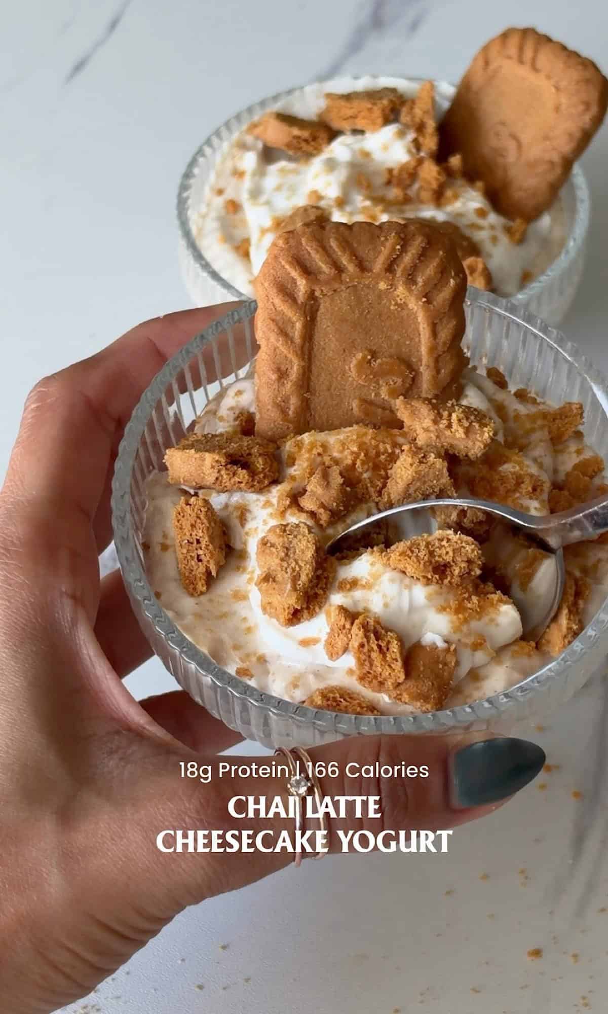 Chai Latte Cheesecake Yogurt 5 chai latte cheesecake yogurt hero