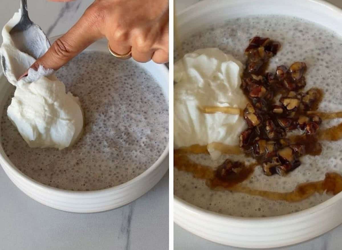 Warm Pecan Pie Chia Pudding 5 warm pecan pie chia pudding 03
